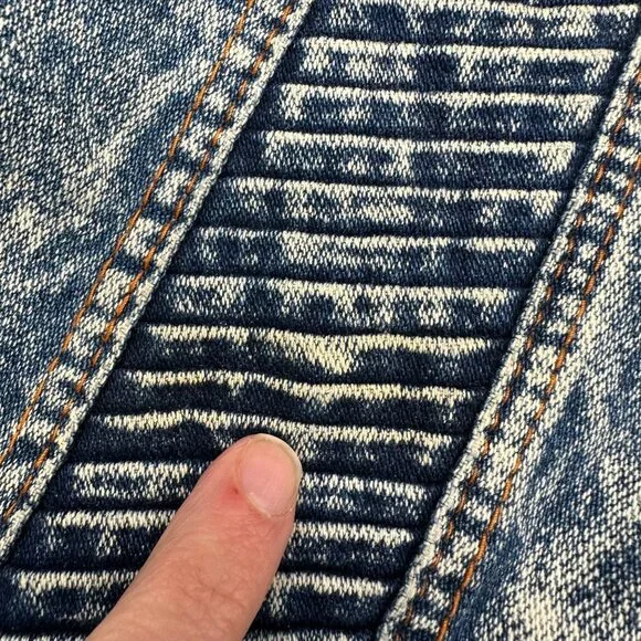 Vintage Denim Tote Blue Acid Wash 1980s Shane Purse Shoulder Bag Retro Fashion - Picture 7 of 12